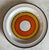 Set of 6 Vintage Speckled Bullseye Stoneware Small Plates by Hearthside For Sale - Image 4 of 8