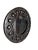 Handsome hand-carved walnut mirror from the Georgian era in England. Recessed circles with dart borders framing on both...
