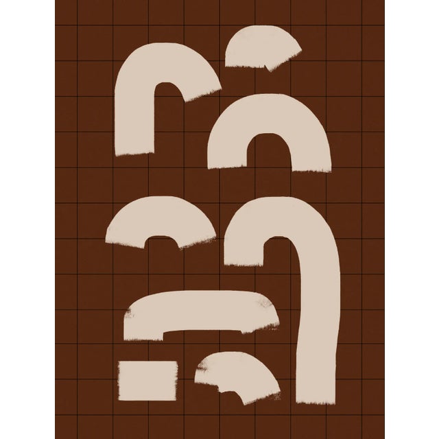 Contemporary Abstract Lines Giclee Print For Sale - Image 6 of 6