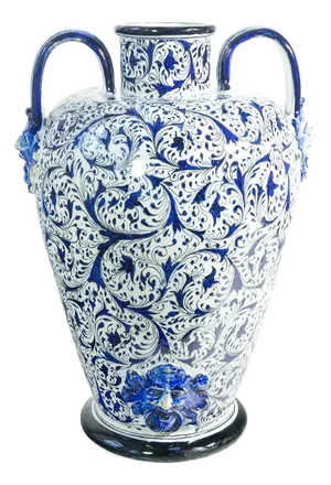 Ceramic Vase from Molaroni Pesaro, 1920s