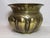 A large scale antique English brass cachepot, c.1880 A good looking and well made large cachepot or planter with a good...