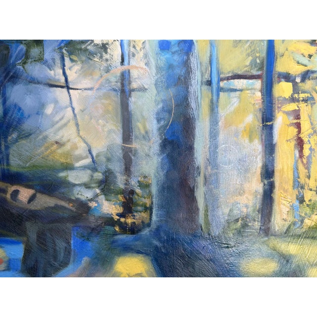 From the artist Tawna Allred. This painting was created to try and capture the feeling of walking through a forest with...