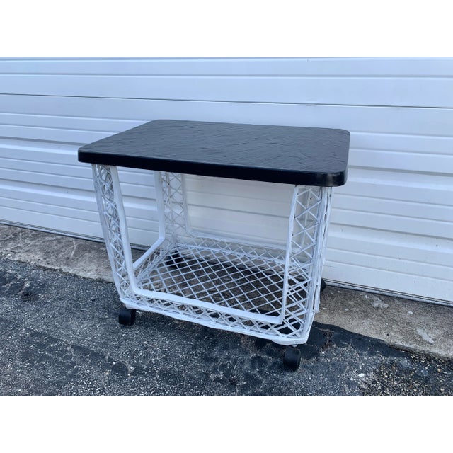 Mid Century Russell Woodard Spun Bar Cart For Sale - Image 10 of 10