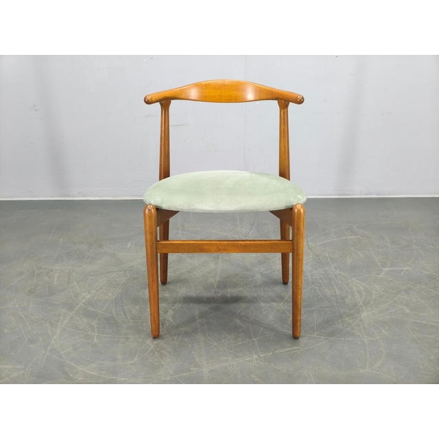 Model 708 Chair attributed to Hans J. Wegner for Fritz Hansen, Denmark, 1960s For Sale - Image 3 of 13