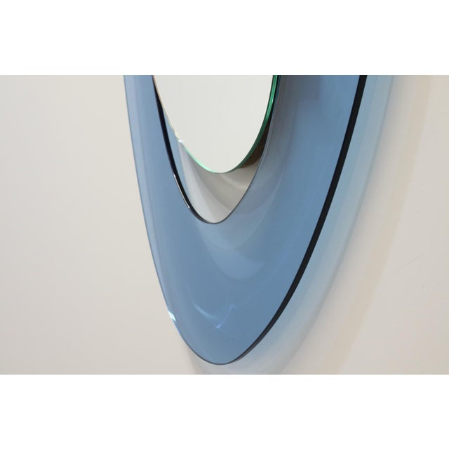 Asymmetrical Mirror by Max Ingrand for Fontana Arte, 1960s For Sale - Image 9 of 13