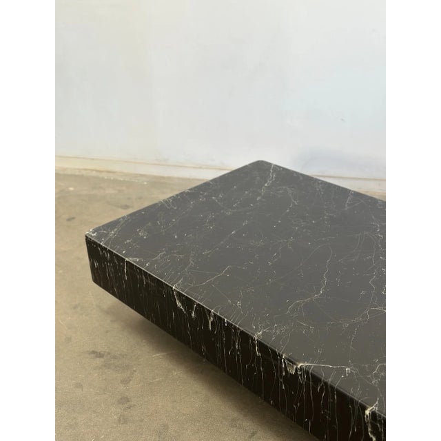 Brown 1980s Post Modern Lacquer Coffee Table For Sale - Image 8 of 11