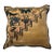 Pillow W/Antique Persian Rug Fragment, 1'4" X 1'4" For Sale