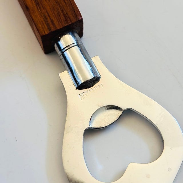Mid Century Teak Hanging Bar Tool Set by Georges Briard For Sale - Image 9 of 12