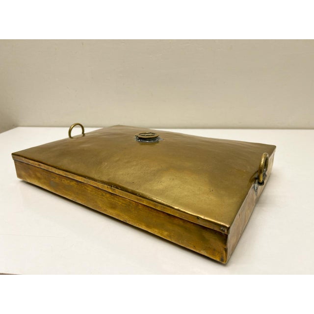 19th Century Victorian Brass Foot Warmer For Sale - Image 3 of 10