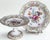 LastCHANCE!Vintage Schumann Bavaria Chateau Pattern Compote and Luncheon Plate - A Pair For Sale - Image 4 of 17