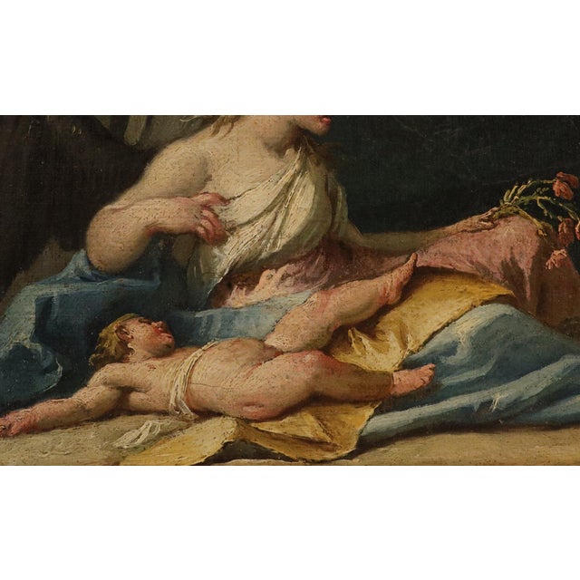 Gaspare Diziani, Allegory of the Night, 1740, Oil on Canvas For Sale - Image 8 of 12