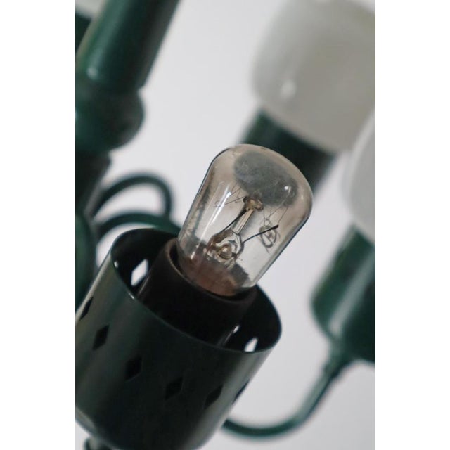 Forest Green Model 526 Chandelier attributed to Hans-Agne Jakobsson, Sweden, 1970s For Sale - Image 9 of 14