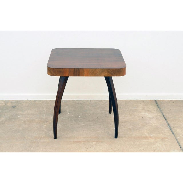 1950s Walnut Spider Table H259 by Jindřich Halabala, 1950s For Sale - Image 5 of 10