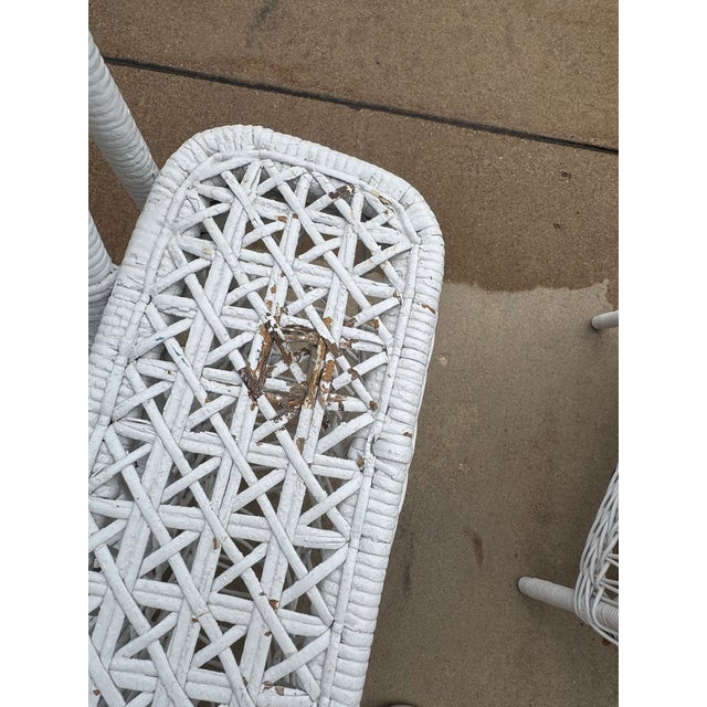 Antique Wicker Chaise Lounger For Sale In Milwaukee - Image 6 of 9