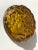 Glass 1960s Mid-Century Modern Round Amber Ashtray With 12 Point Pattern For Sale - Image 7 of 10