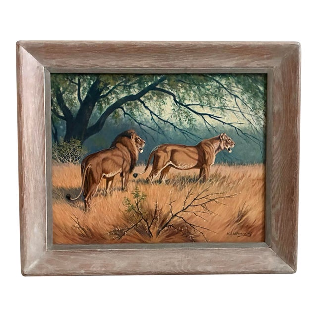 Mid 20th Century Walter J. Wilwerding Oil Painting For Sale