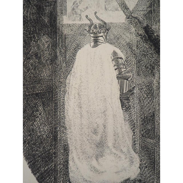 Paul Renouard, Hamlet and the Specter, 1893, Original Etching For Sale - Image 4 of 7