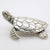 Vintage Italian Handmade Genuine Silver Sea Turtle Caretta Caretta Figurine, 1980s For Sale - Image 6 of 13
