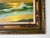 1980’s Vintage Sunset Ocean Landscape Oil on Canvas Painting – Unsigned For Sale - Image 9 of 11