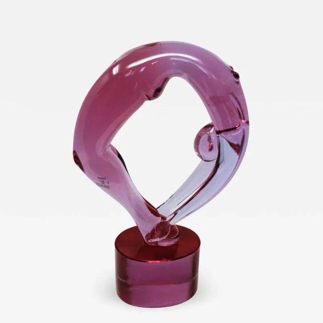 Glass Renato Anatra - the Dancer by Renato Anatra For Sale - Image 7 of 7