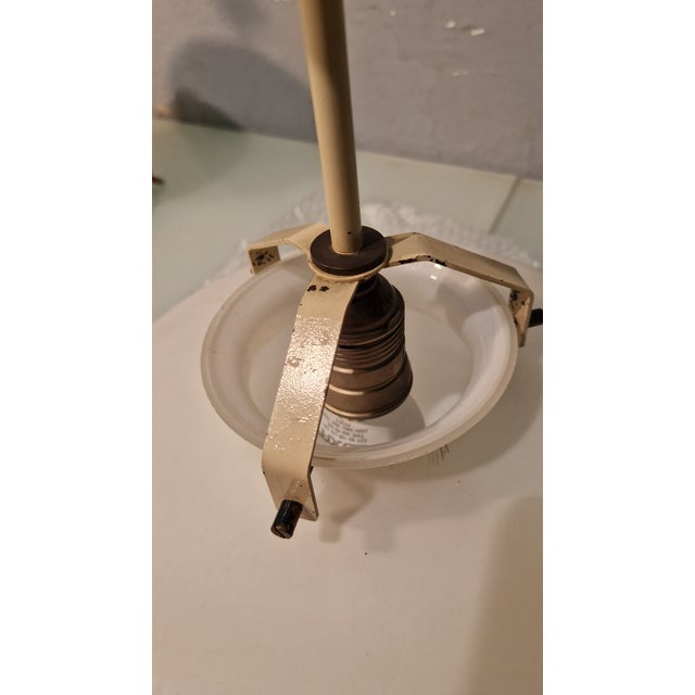 Model 2114 Pendant with Grey Opal Glass Lampshade by Gino Sarfatti for Arteluce, 1960s For Sale - Image 13 of 18