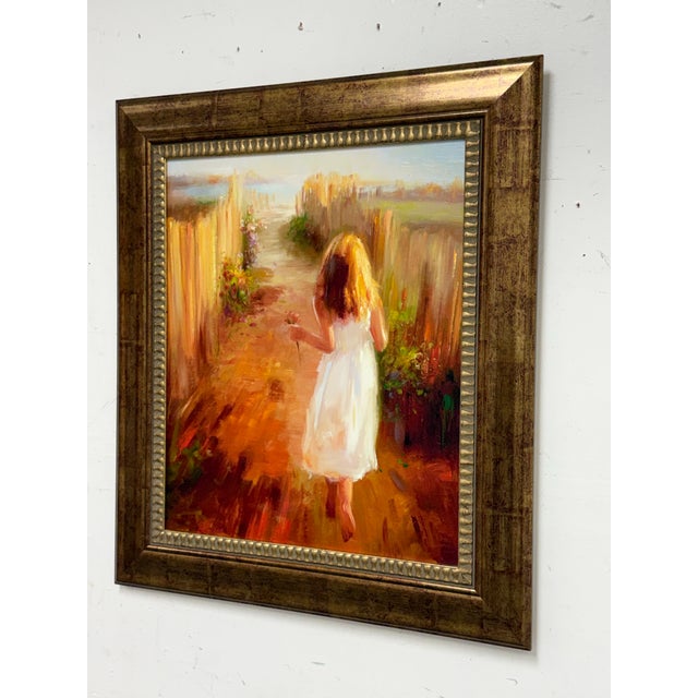 Design Plus Gallery presents "Summer Stroll" from Prestige Arts. This piece shows a young girl walking away from the...