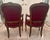 French 1970s Pair of French Style Needlepoint Boudoir Carved Chairs For Sale - Image 3 of 6