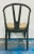 Asian Modern Gray and Tan Wood Dining Chairs Set of 6 For Sale In Atlanta - Image 6 of 8