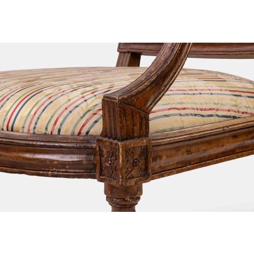 Louis XVI Chairs, Late 18th Century, Set of 2 For Sale - Image 3 of 6