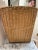 Rustic Vintage Asian Bamboo Wood Extra Large Storage or Tree Basket For Sale - Image 3 of 7