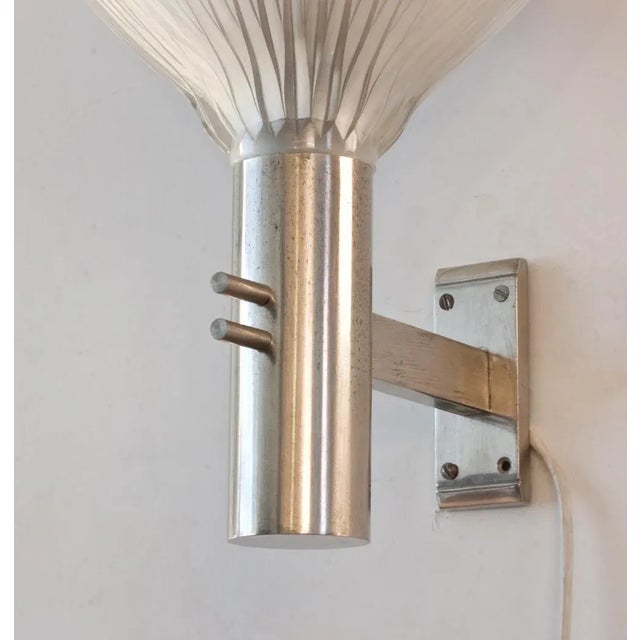 Mid-Century Modern Vintage Italian Sconce in the Style of Studio BBPR, 1970s For Sale - Image 3 of 4