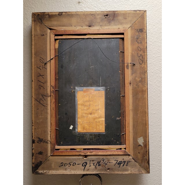 Antique Early 1900s Oil on Panel of a Venetian Market Scene by m.s. Loresen (?) For Sale - Image 15 of 17