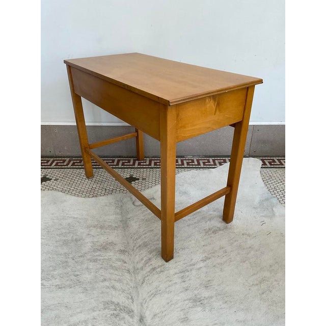 Wood Vintage 1960s j.b. Van Sciver Co. Mid-Century Desk For Sale - Image 7 of 14