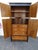 Century Chinoiserie Chin Hua Hollywood Regency Burlwood Tall Armoire 6617 For Sale - Image 15 of 18