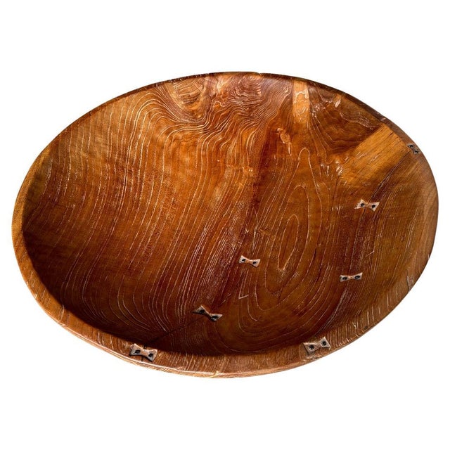 Andrianna Shamaris Monumental Sculptural Rare Teak Wood Bowl For Sale In New York - Image 6 of 18