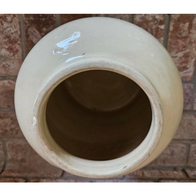 Ceramic Antique 1900s Corona Stoneware Edinburgh Whiskey Crock Jug 14 Inches For Sale - Image 7 of 13