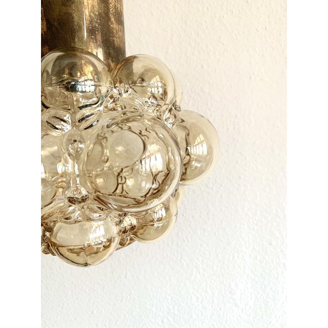 Bubble Glass Pendant Lamp by Helena Tynell for Glashütte Limburg, 1970s For Sale - Image 12 of 14