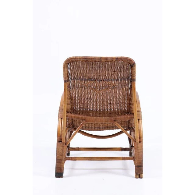 Mid-Century Modern Mid-Century Armchair in Bamboo, Denmark, 1950s For Sale - Image 3 of 8