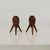 Scandinavian Sputnik Teak Candleholders, 1960s For Sale - Image 5 of 7