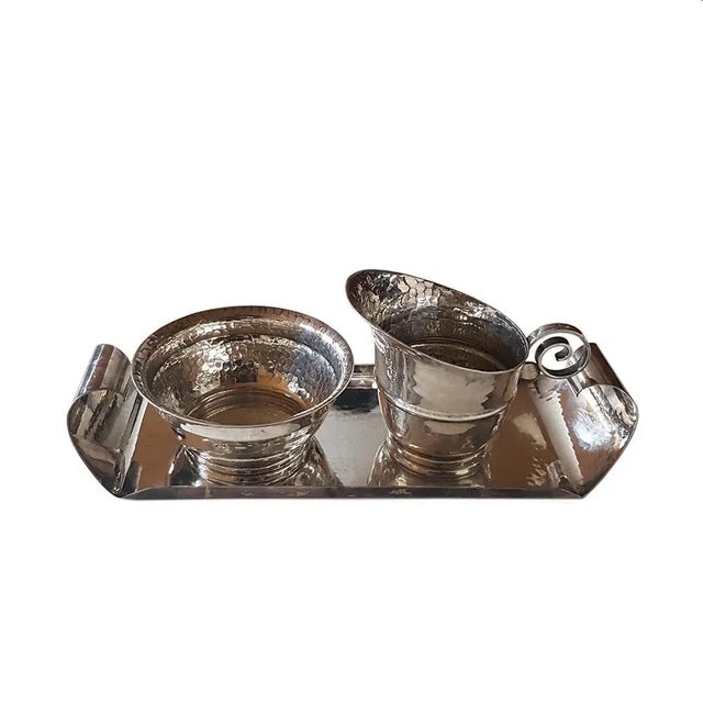 Georg Nilsson was a Danish designer of silverware. This piece has an attribution mark, I am sure that it is completely...