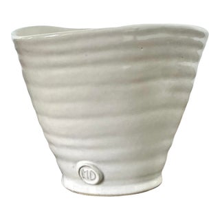 Vintage Boho Montes Doggett Studio Pottery Vase For Sale