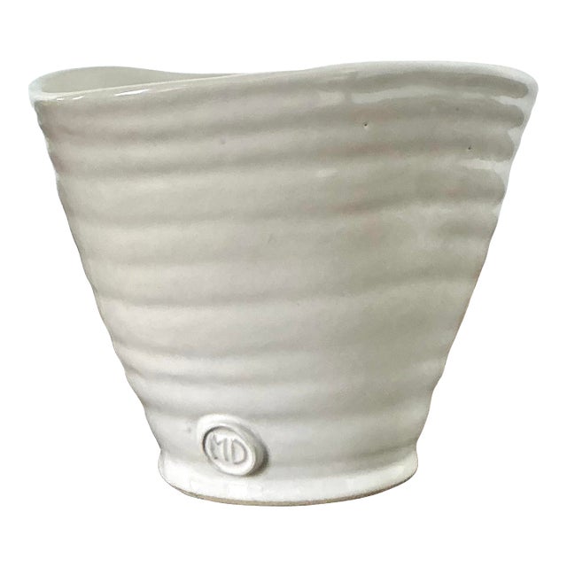 Vintage Boho Montes Doggett Studio Pottery Vase For Sale