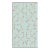 Sample - The House of Scalamandré Baldwin Bamboo Wallcovering, Cream & Red on Aqua For Sale