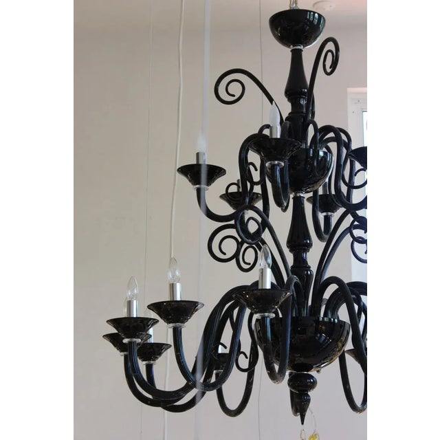 Impressive Estate-size 18-Light, Two Tier chandelier from the furnaces of world renowned Simone Cenedese. Perfect for that...