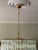 Glass Large Murano Chandelier with Golden Base For Sale - Image 7 of 8