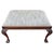 Chinoiserie Mid-20th Century Chippendale-Style Ottoman For Sale - Image 3 of 18