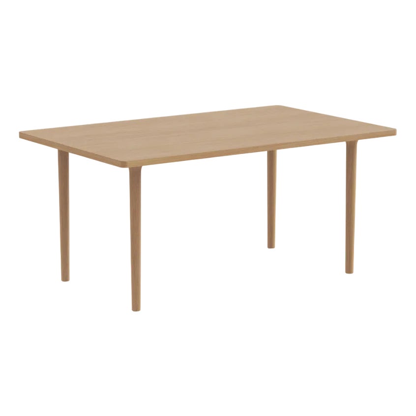 Minimalist Modern Cast Table in Oak Wood by Pedro Sotomayor | Chairish