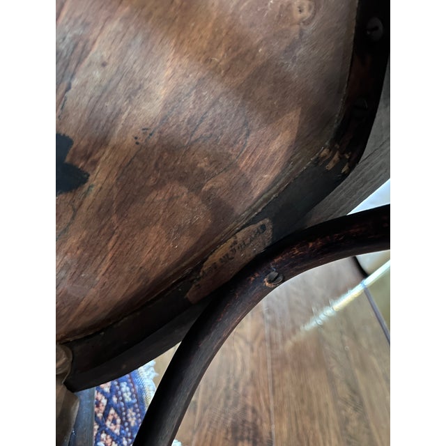Set of 2 - Antique Bentwood Chairs, Bistro Chairs, Thonet-Style, J & J Kohn-Style, Made in Poland For Sale - Image 12 of 12