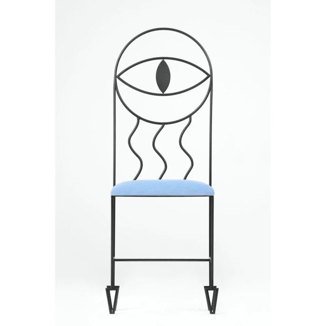 Metal Ciclope Chair by Qvinto Studio For Sale - Image 7 of 12