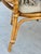 Wood 1970s Franco Albini Style 5-Piece Rattan & Glass Dining Set – Highback Peacock Chairs For Sale - Image 7 of 15